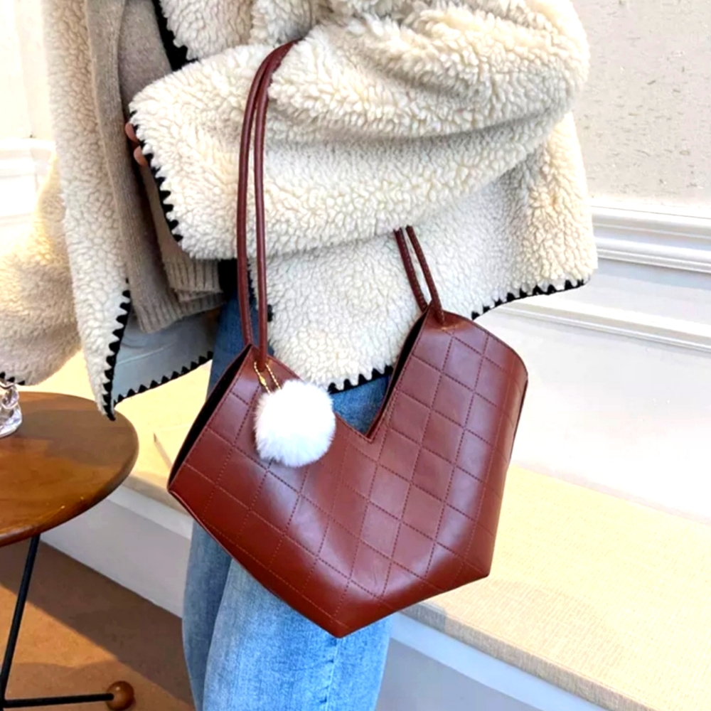 Elegant Brown Tote Bag